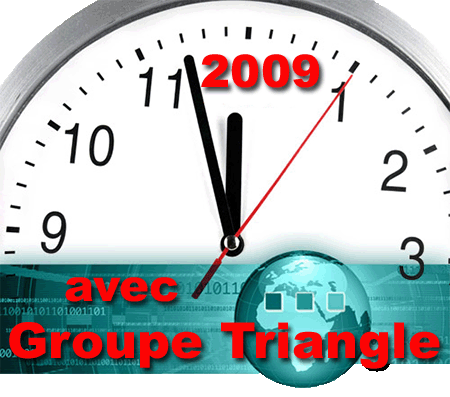 Bonne année 2009 avec Groupe Triangle Nimes