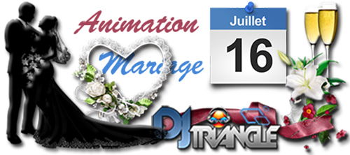 Dj Triangle animation mariage 2016 à Caissargues - Nîmes